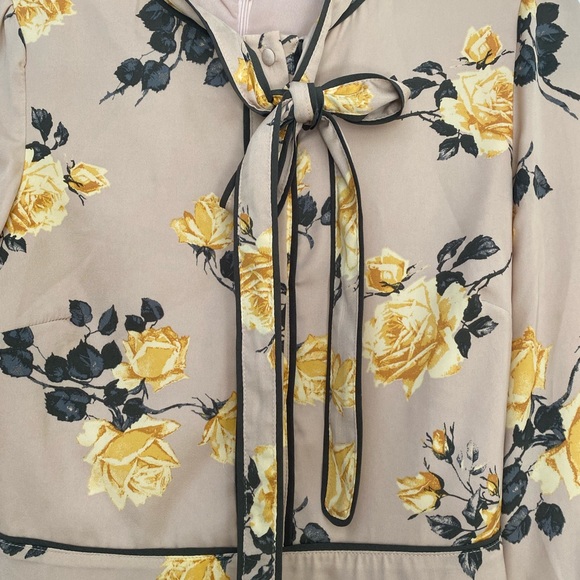 JOA Vintage Floral mini dress - Picture 5 of 6